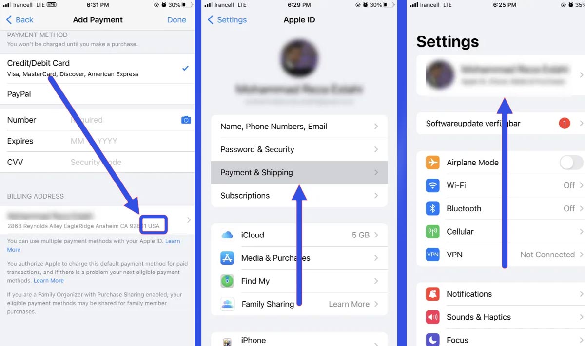How to check apple id region 