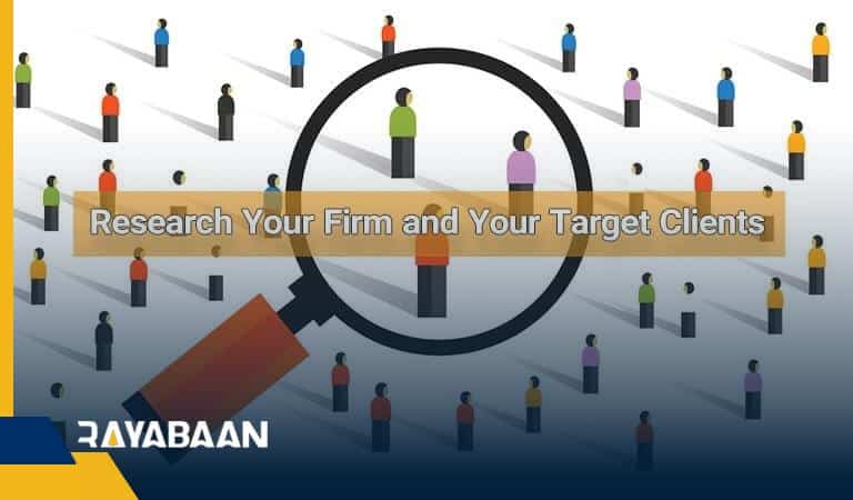 Research your target customers and company