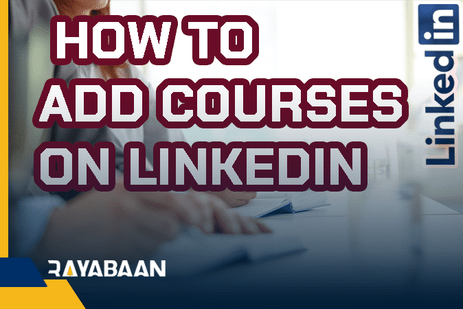 How to add courses on linkedin