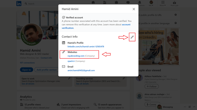 How To Add Website To LinkedIn Profile 2024 Rayabaan