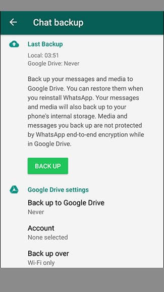 How to recover deleted WhatsApp chats