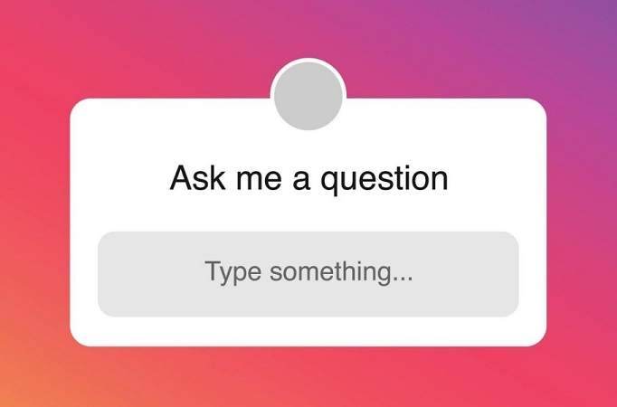 How to ask questions in instagram story