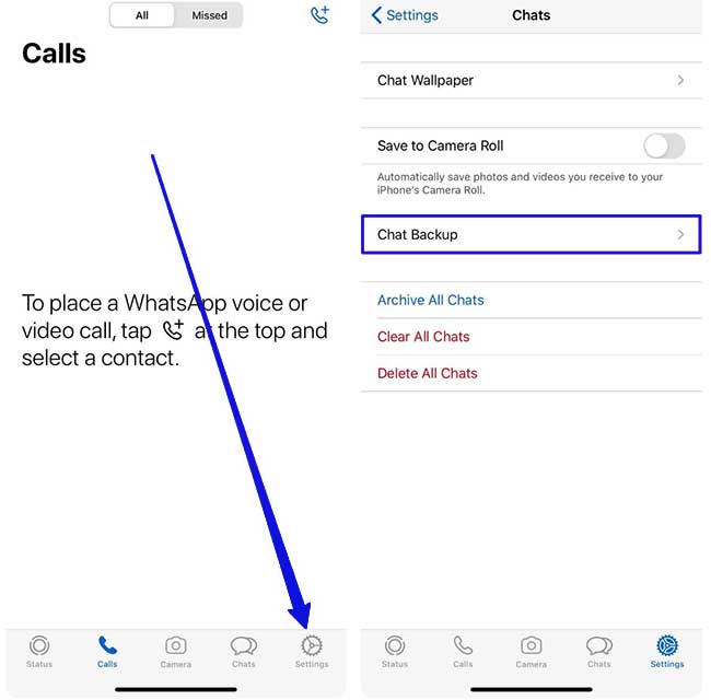 How to backup WhatsApp on iPhone