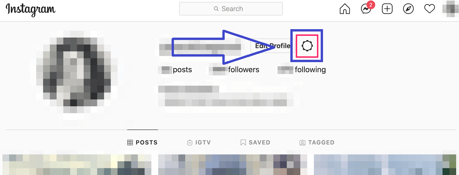 How to change Instagram password through the website
