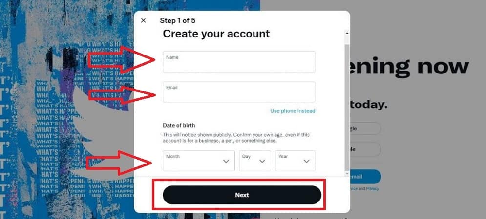 How to make Twitter account private