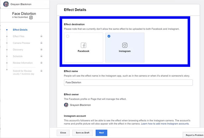 How to make an Instagram filter for event