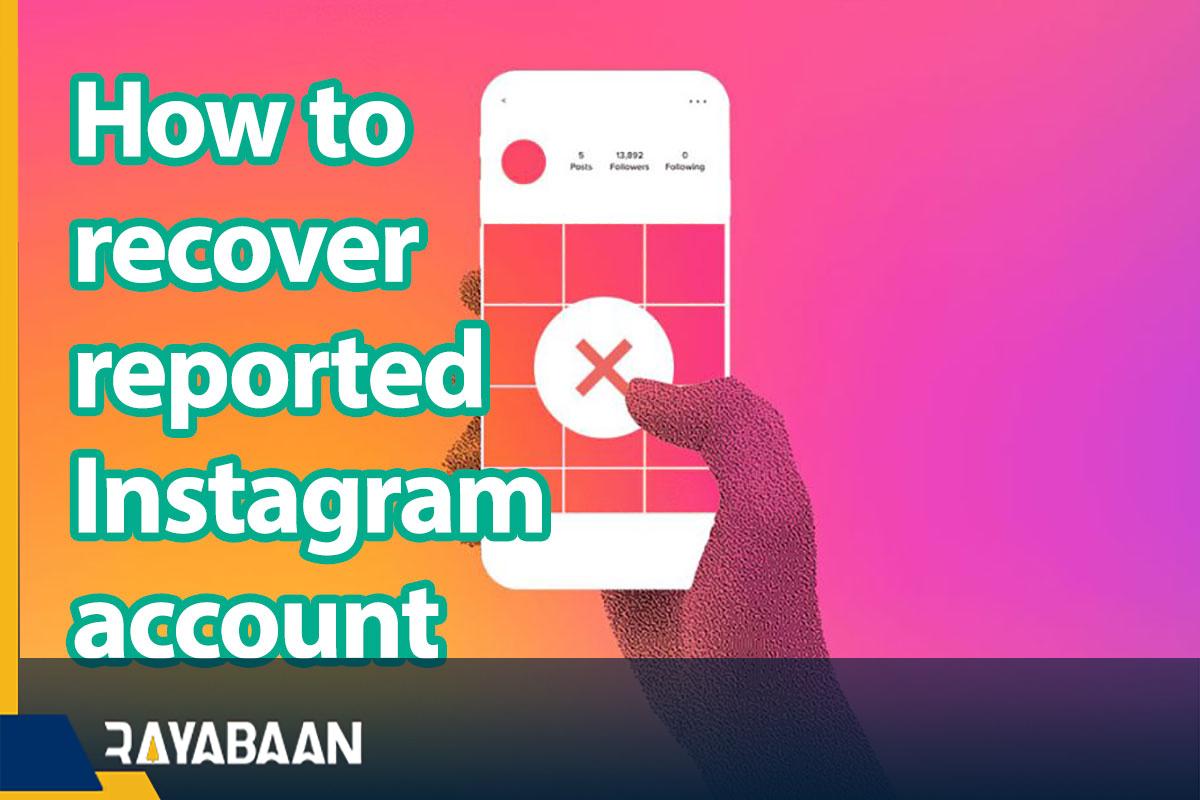 How to recover reported Instagram account