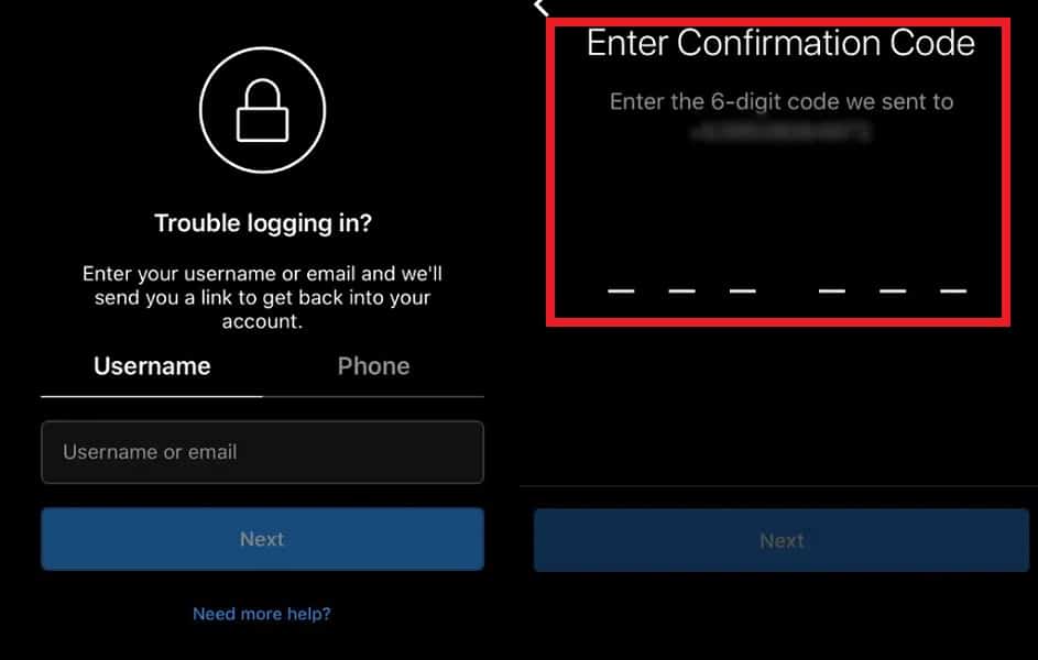 How to reset Instagram password on Android