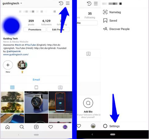 How to see deleted posts and stories