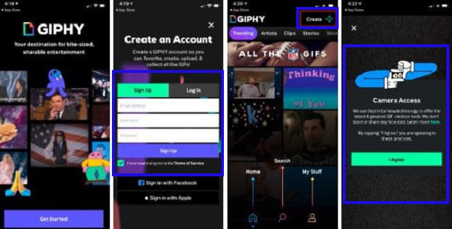 How to use the GIPHY app