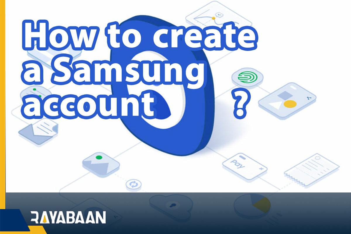 How to create a Samsung account