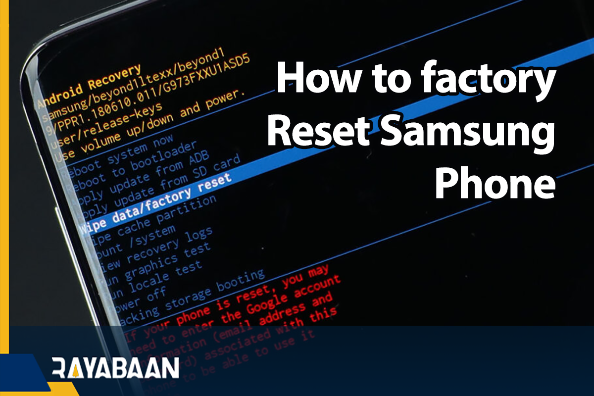 How to factory reset Samsung phone