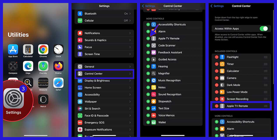 how to control Samsung tv with iPhone