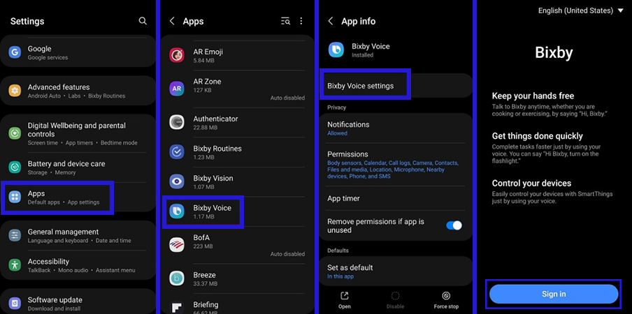 how to disable bixby on my phone
