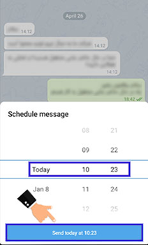 how to schedule messages on telegram desktop