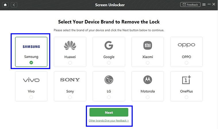 how to unlock samsung phone pattern without losing data