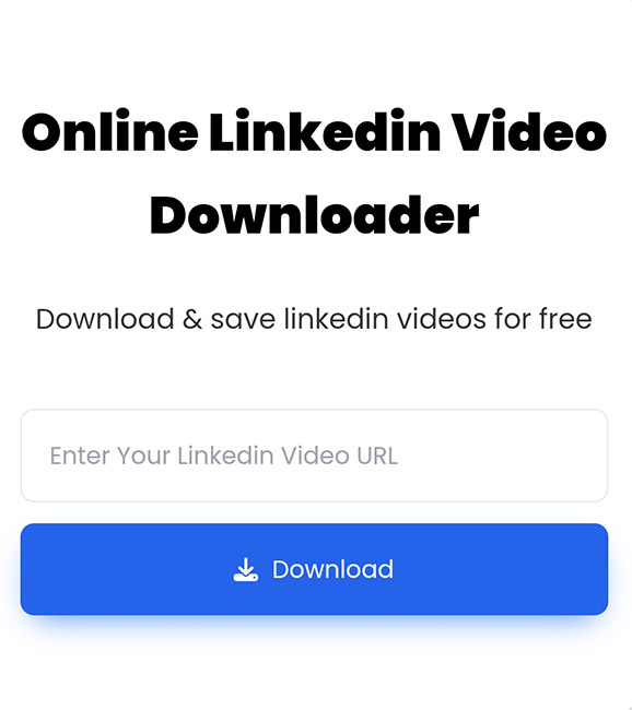 linkedin video downloader