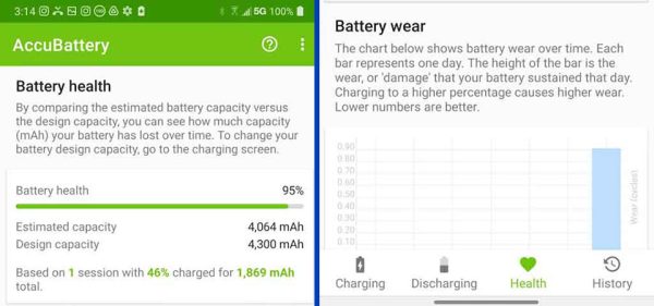 Android phone battery health programs