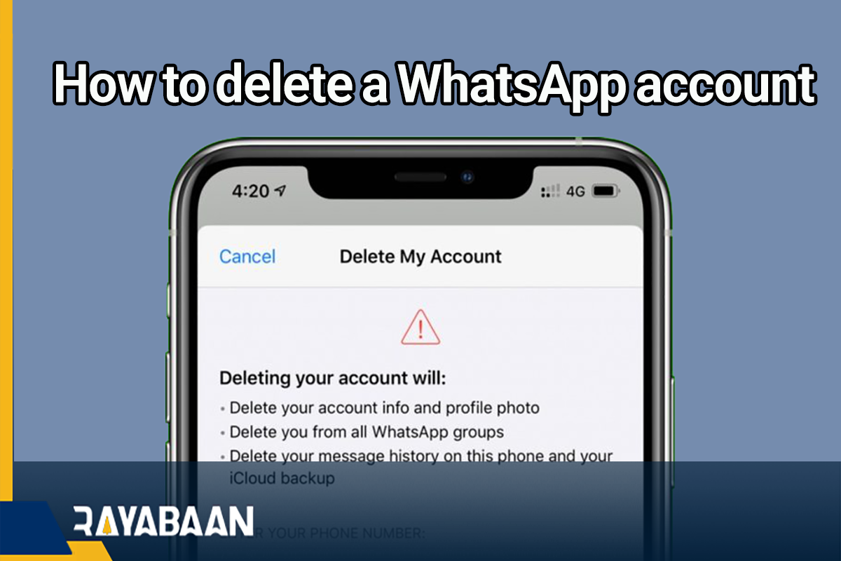 How to delete a WhatsApp account