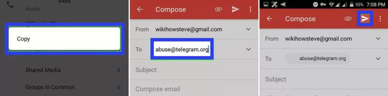 How to report a scam on Telegram