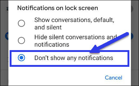 How to stop notifications from popping