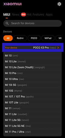 How to update Xiaomi phone manually