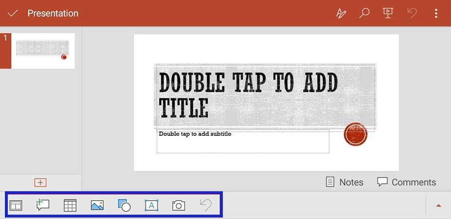 How to work with PowerPoint editor on mobile