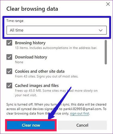 How to clear cache Windows 10