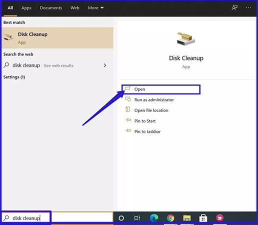 How to clear cache files in Windows 10