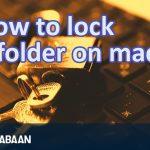 How to lock a folder on mac
