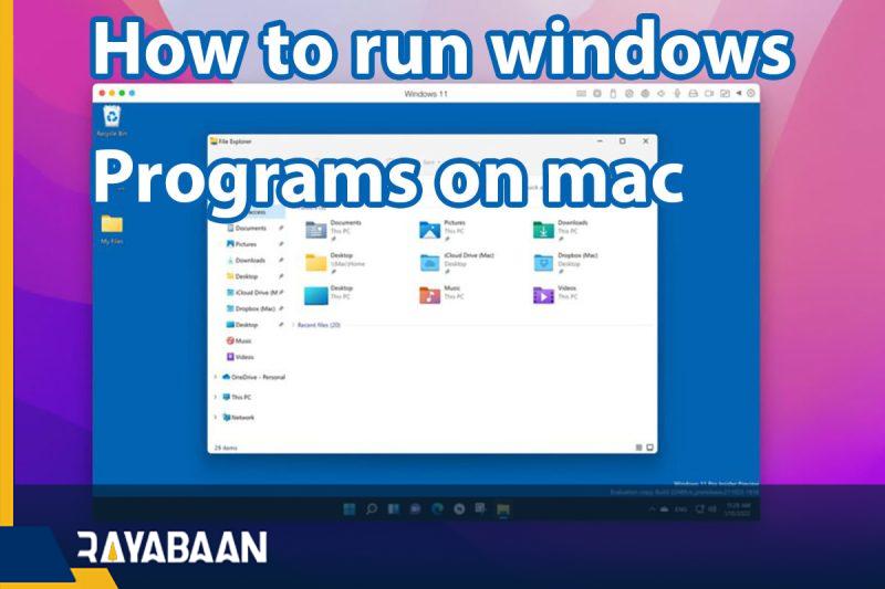 How to run windows programs on mac