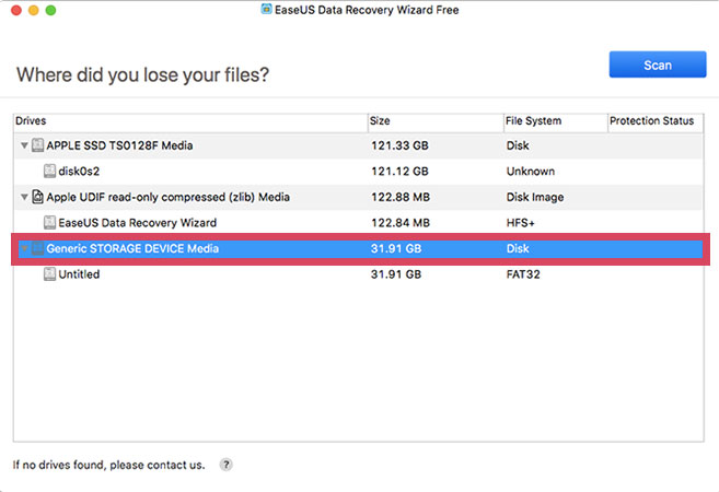 Recover deleted pictures from Android using EaseUS Data Recovery Wizard