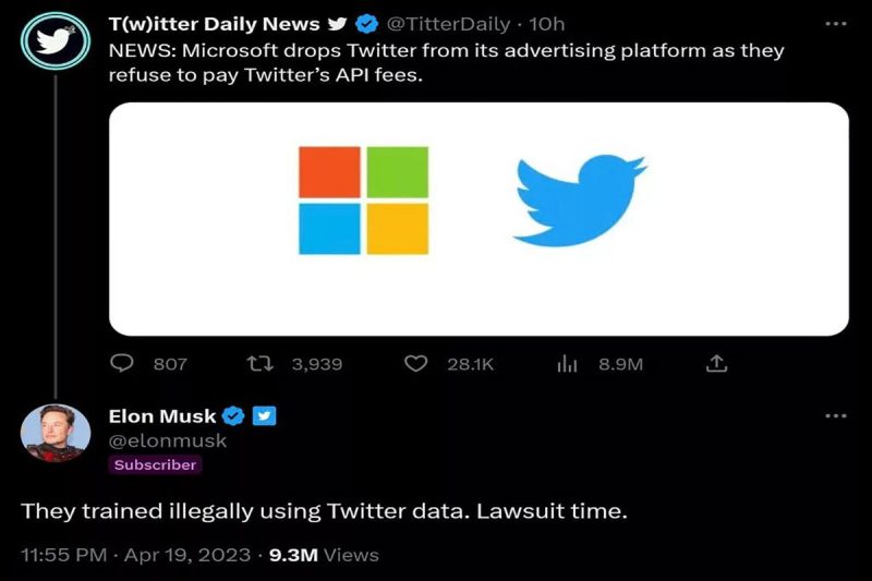 Removing Twitter from Microsoft's advertising platform