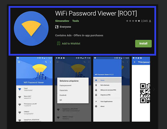 how to view saved wifi password in android without root