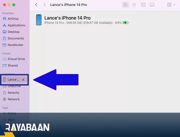 How to backup an iPhone with Mac by Finder