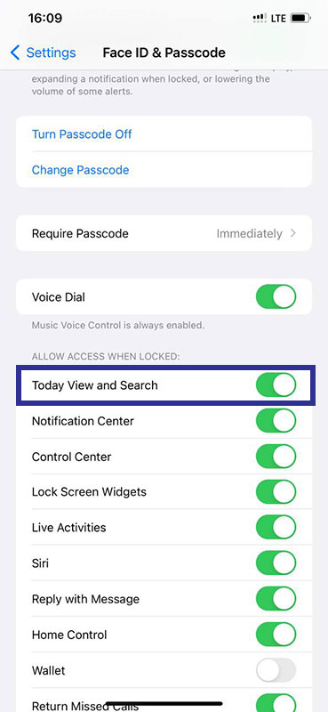 How to keep notifications on lock screen after unlocking iPhone
