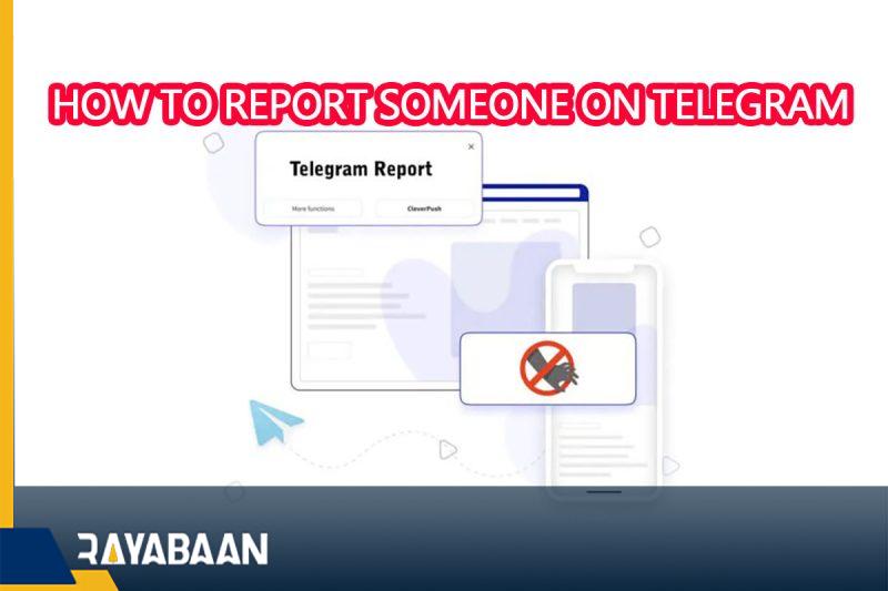 How to report someone on telegram