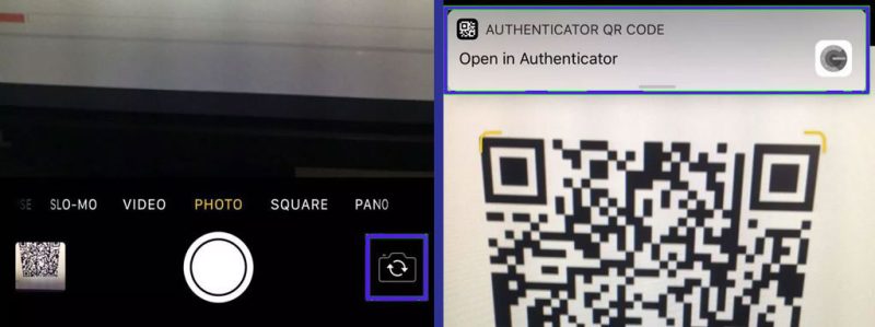 How to scan QR codes with iPhone camera