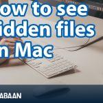 How to see hidden files on Mac