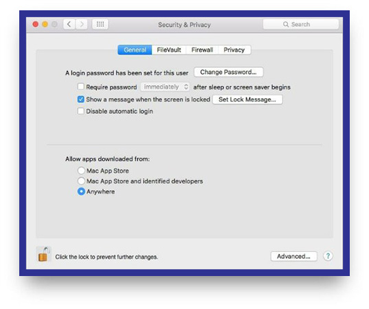how to change lock screen settings on mac