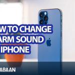how to change alarm sound on iphone