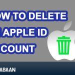 How to delete an apple id account