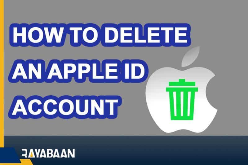 How to delete an apple id account