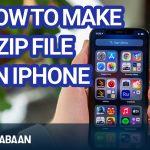 How to make a zip file on iPhone