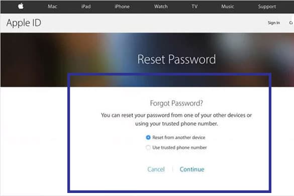 How to recover apple id through two-step authentication