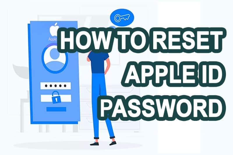 How to reset apple id password