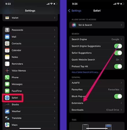 How to use Safari extensions on iPhone