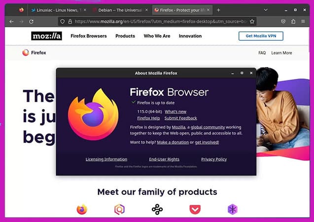 Firefox 115 was released