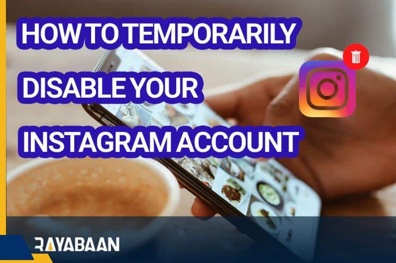 How to temporarily disable your instagram account