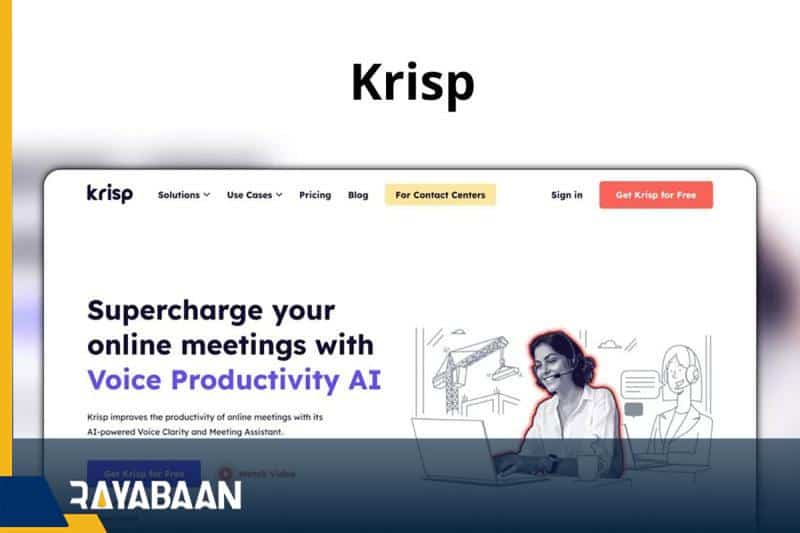 Krisp audio editing artificial intelligence